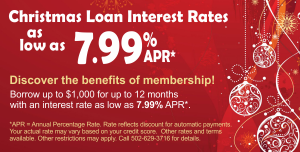 Christmas Loans as Low as 7.99% APR
